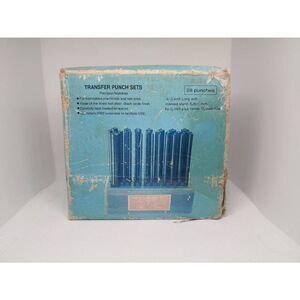 20 Pc Pittsburgh Transfer Punch Set Carbon Steel Toolmakers Machinists Tool Crib